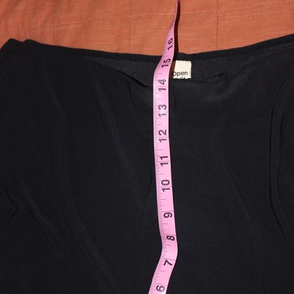 NEW Open Edit pull on Black Wide leg Pants Size Large - Picture 9 of 10